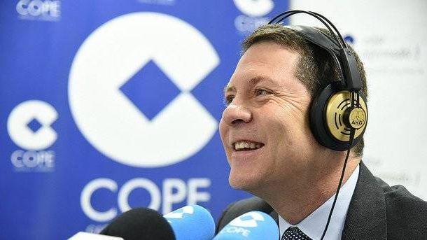 García-Pag,e en una foto de archivo en una entrevista con COPE