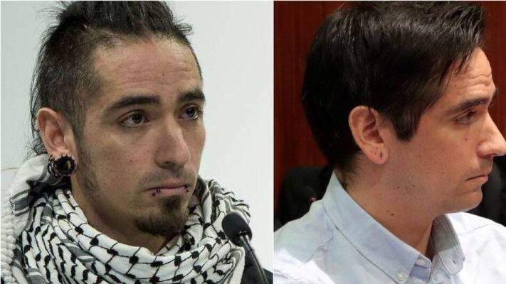 Rodrigo Lanza cuando cometió el crimen y después durante el juicio