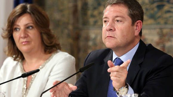 Page junto a la consejera de Economía, Patricia Franco (Óscar Huertas)