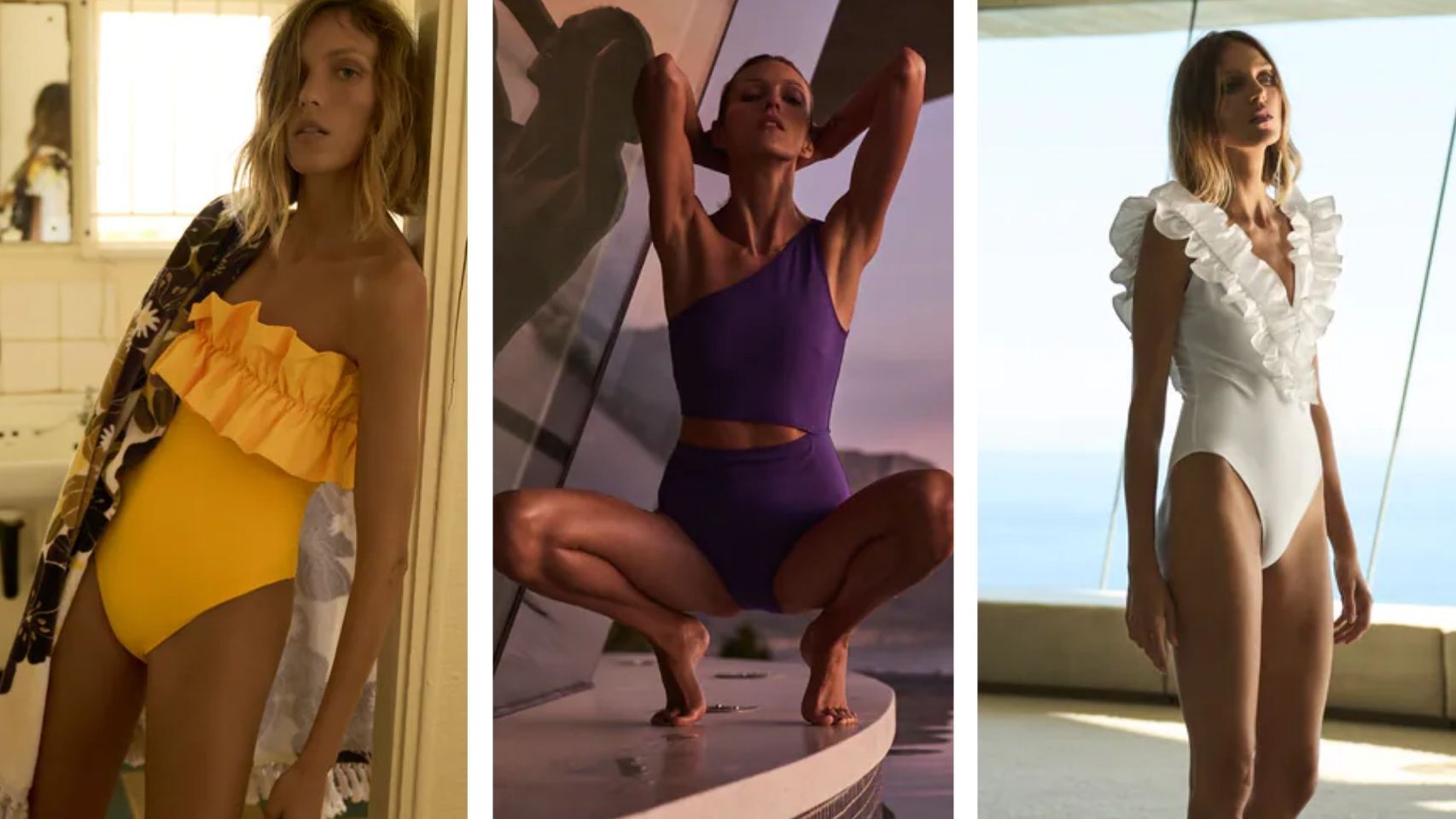 Zara confirma el poderío de los bañadores a través de su nueva colección.