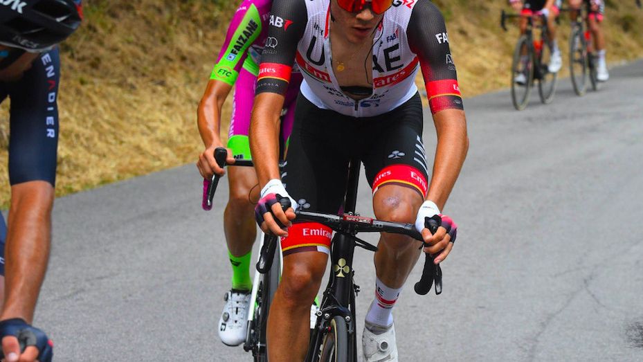 Juan Ayuso en el Giro de los Apeninos