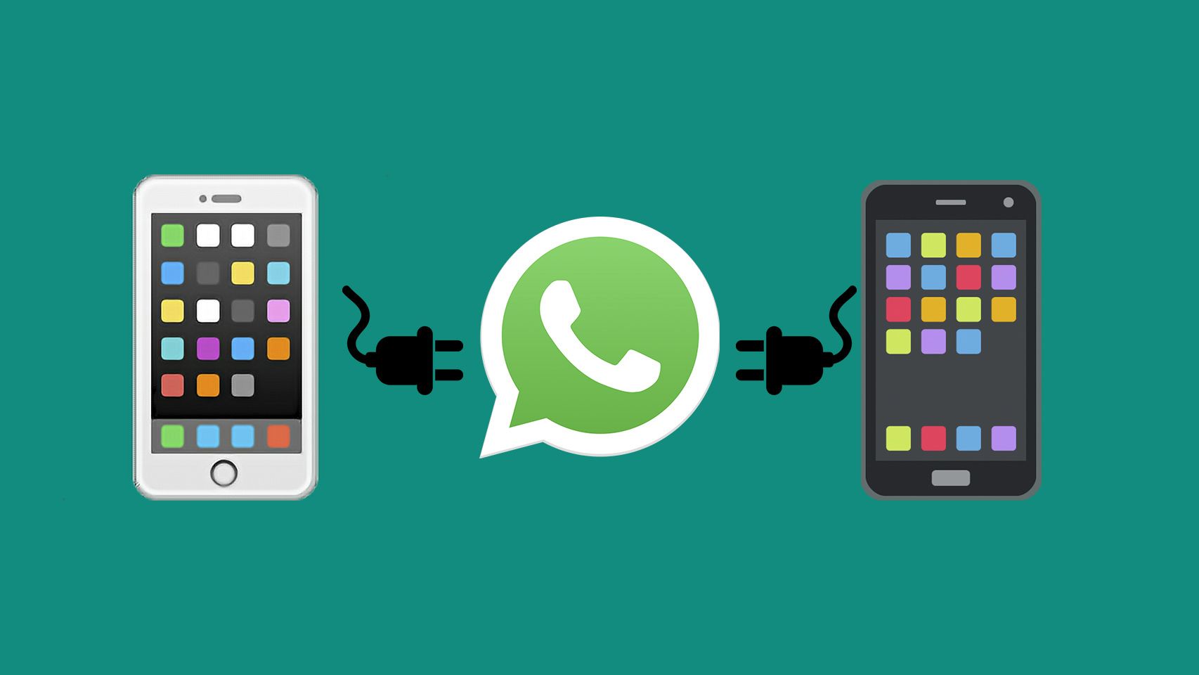 Ilustración de la función de WhatsApp.