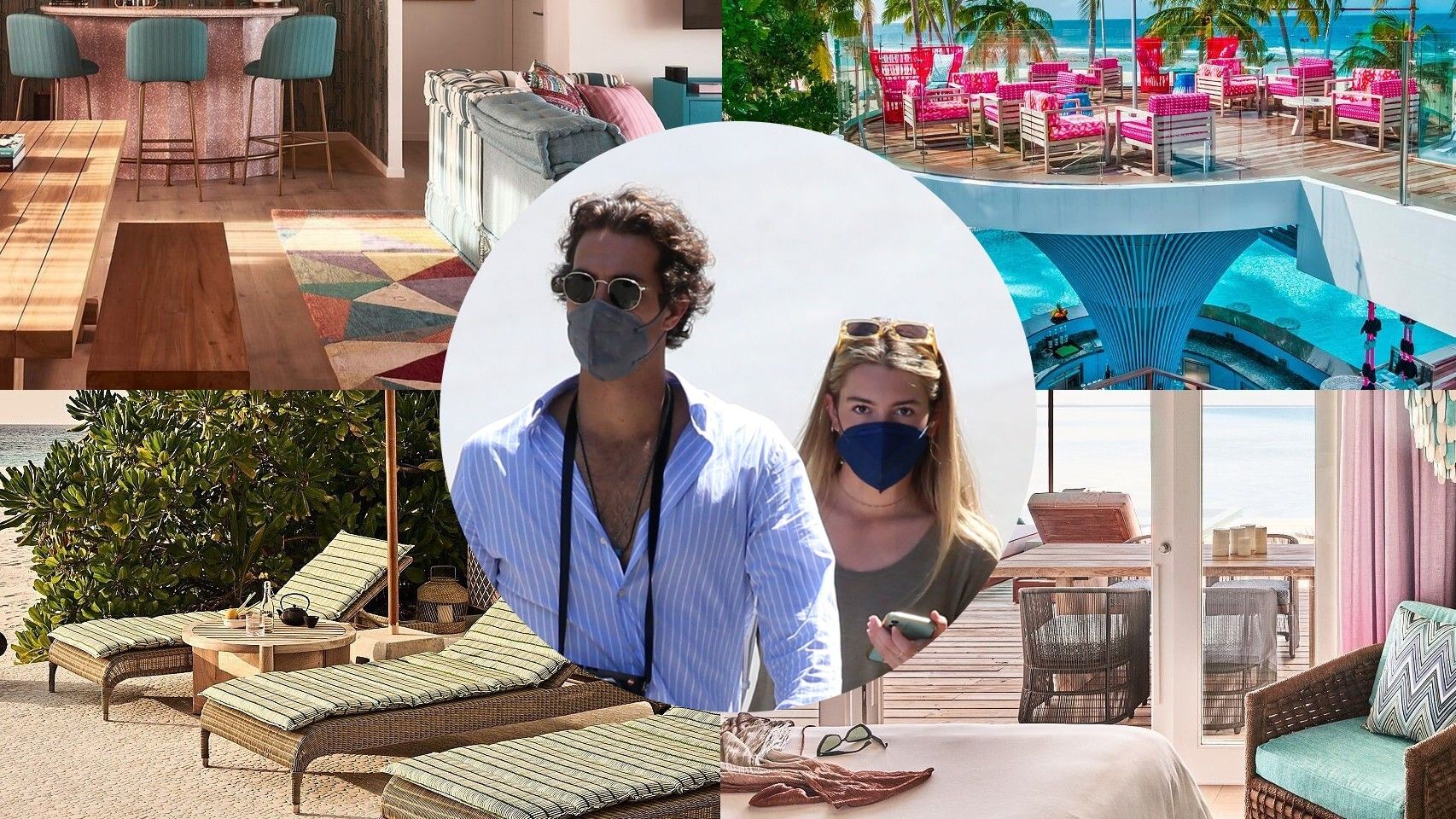 Las lujosas vacaciones de Beltrán Lozano y Daniela Figo en Maldivas: deporte gastronomía y mucho amor