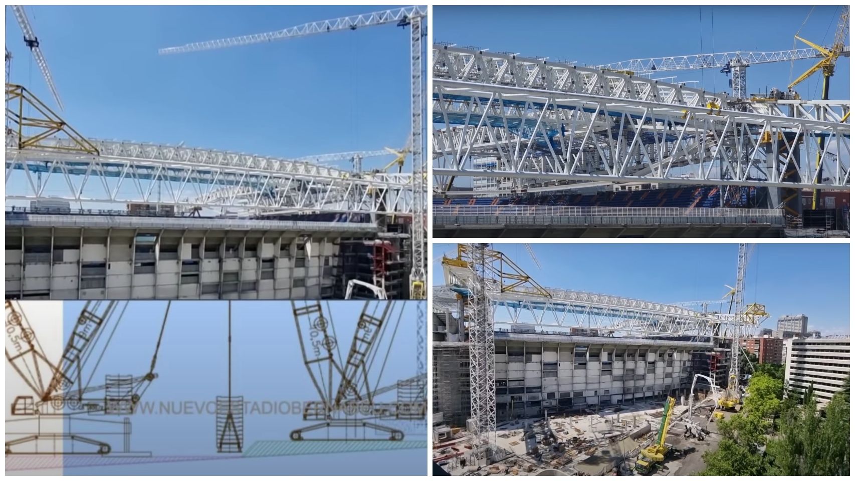 Las obras del Santiago Bernabéu