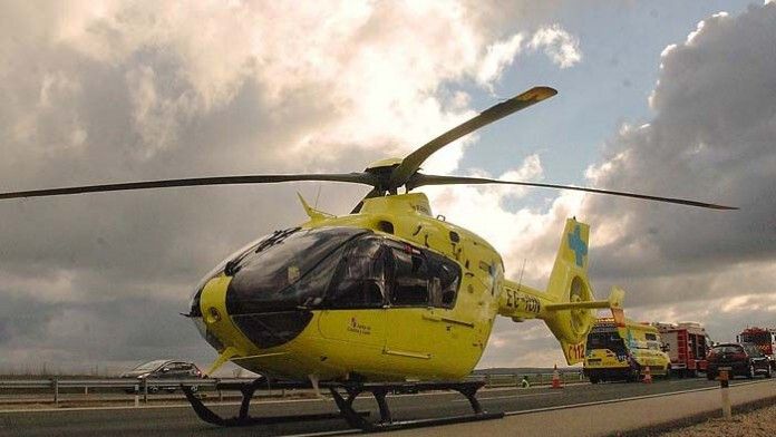 Helicóptero sanitario de Sacyl