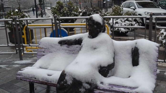 nevada nieve valladolid febrero 6