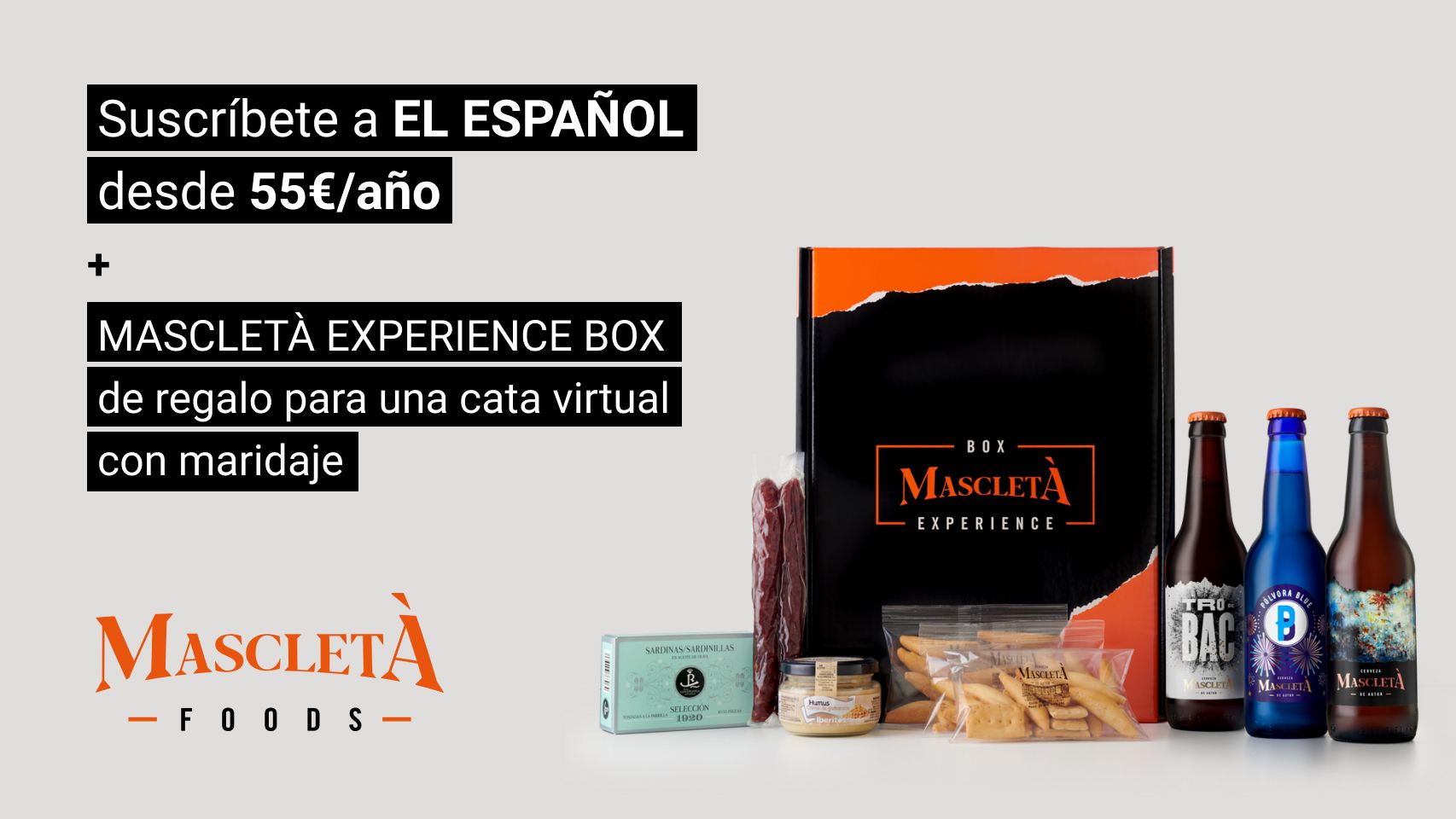 Suscríbete y comienza a disfrutar de la experiencia de EL ESPAÑOL y Mascletà