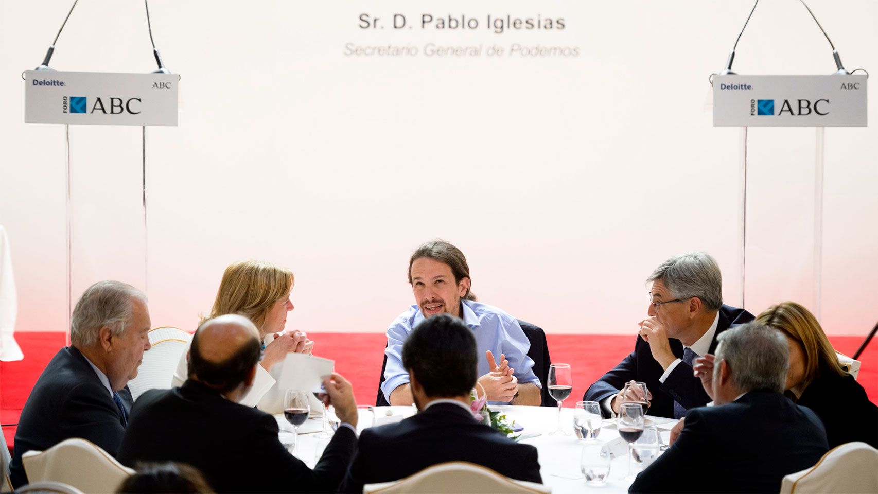 Pablo Iglesias, en el Foro ABC.