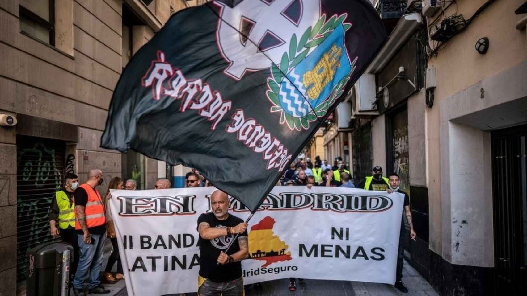 Manifestación neonazi en Chueca, Madrid. EP