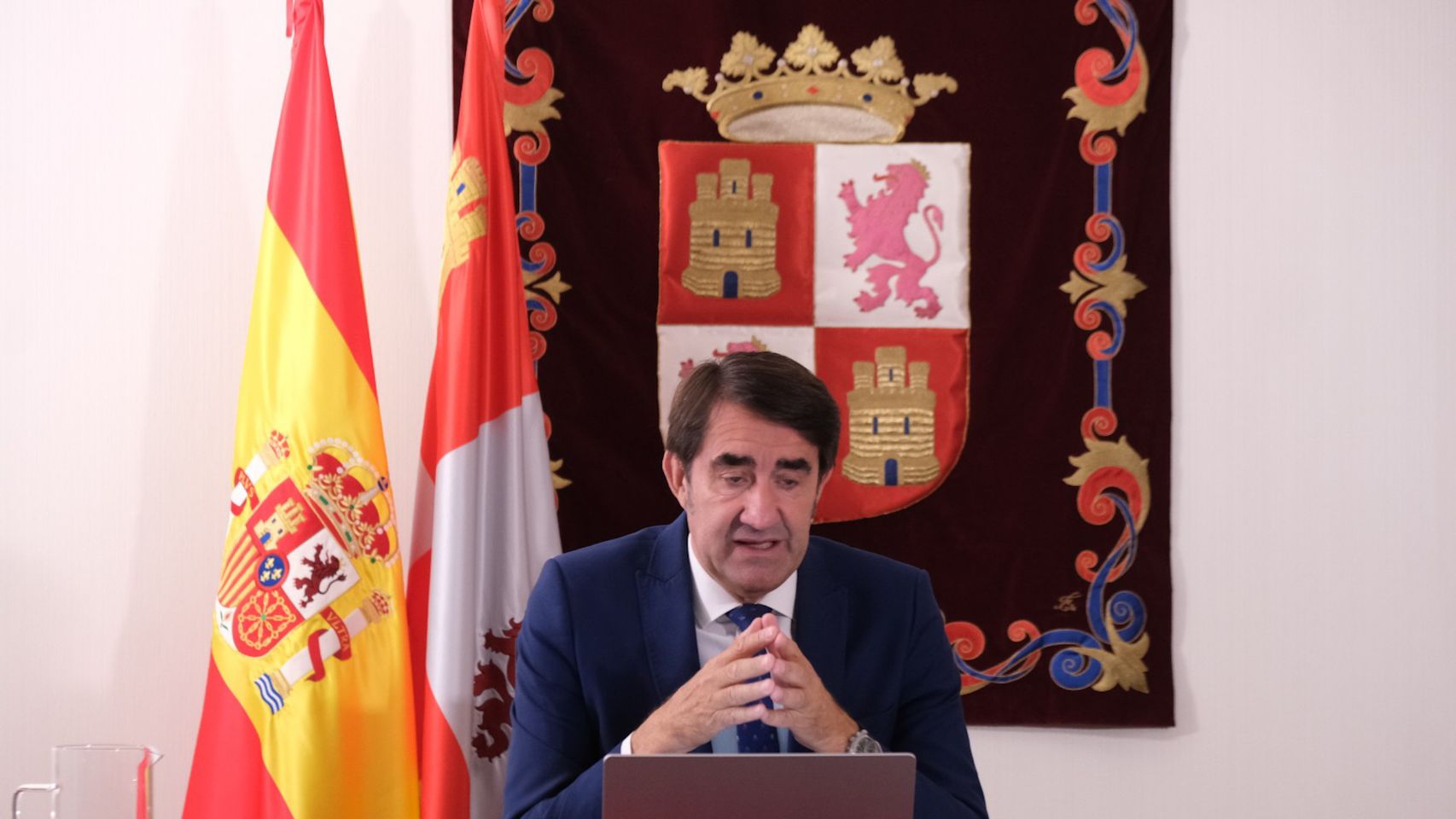 Súarez Quiñones en la reunión telemática