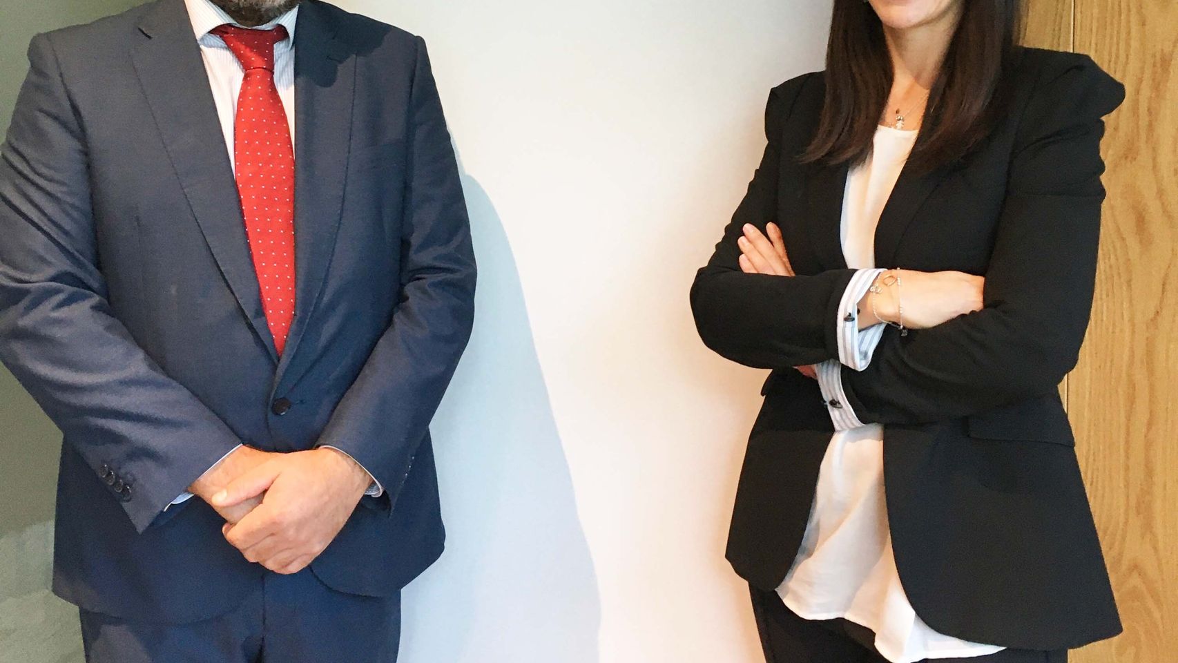Enrique Feito y Maite García.