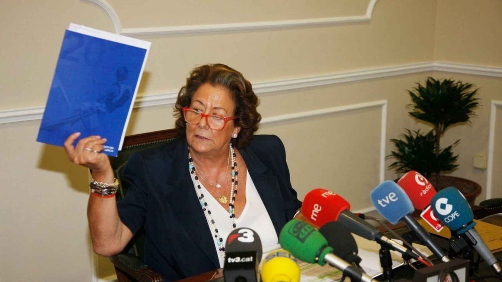 Rita Barberá, exalcaldesa de Valencia con el PP. EE