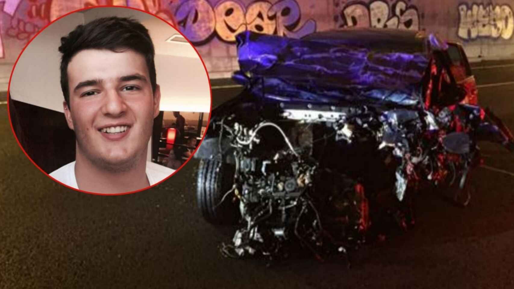 Víctor López, el joven que falleció por el kamikaze de la M-50 en septiembre de 2019.