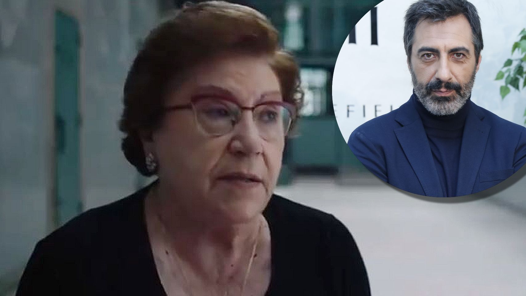 Ángeles Pérez y su hijo, Juan del Val, en un montaje de Jaleos.