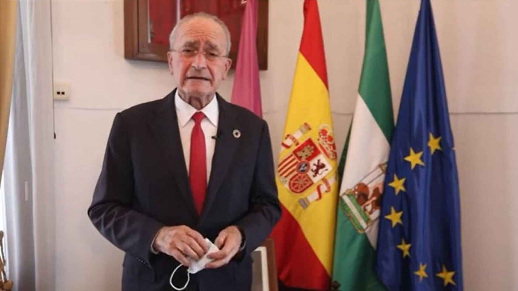 El alcalde de Málaga, en una imagen.