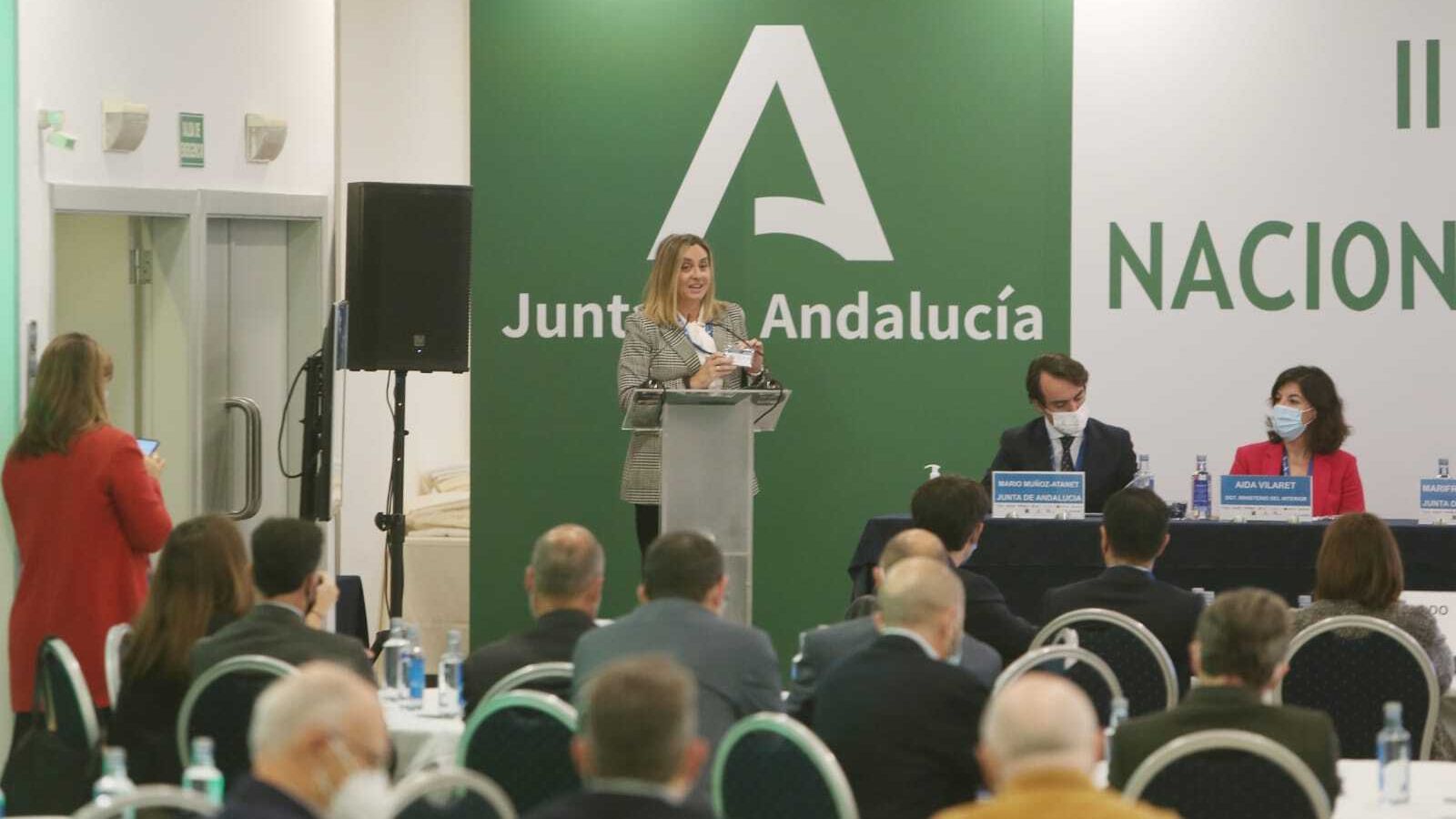Intervención de Marifrán Carazo en el II Congreso Nacional de Movilidad que se celebra en Málaga.