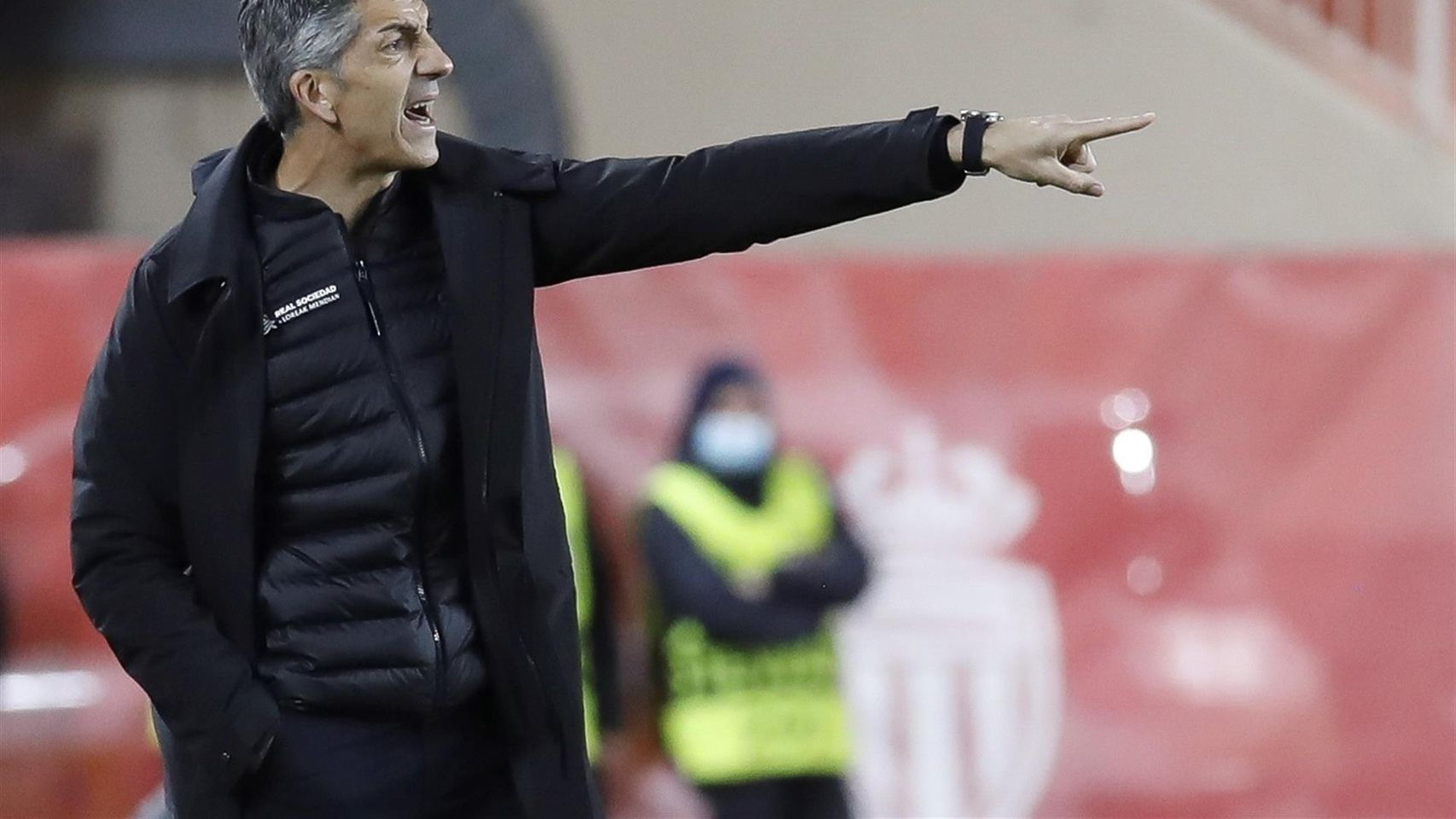 Imanol Alguacil, en un partido de la Real Sociedad de la temporada 2021/2022