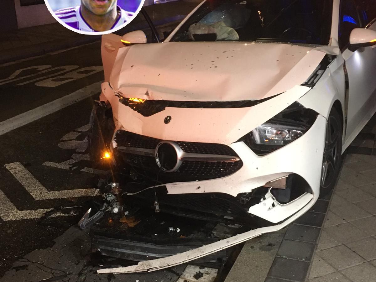 Imagen del vehículo de Plata, destrozado
