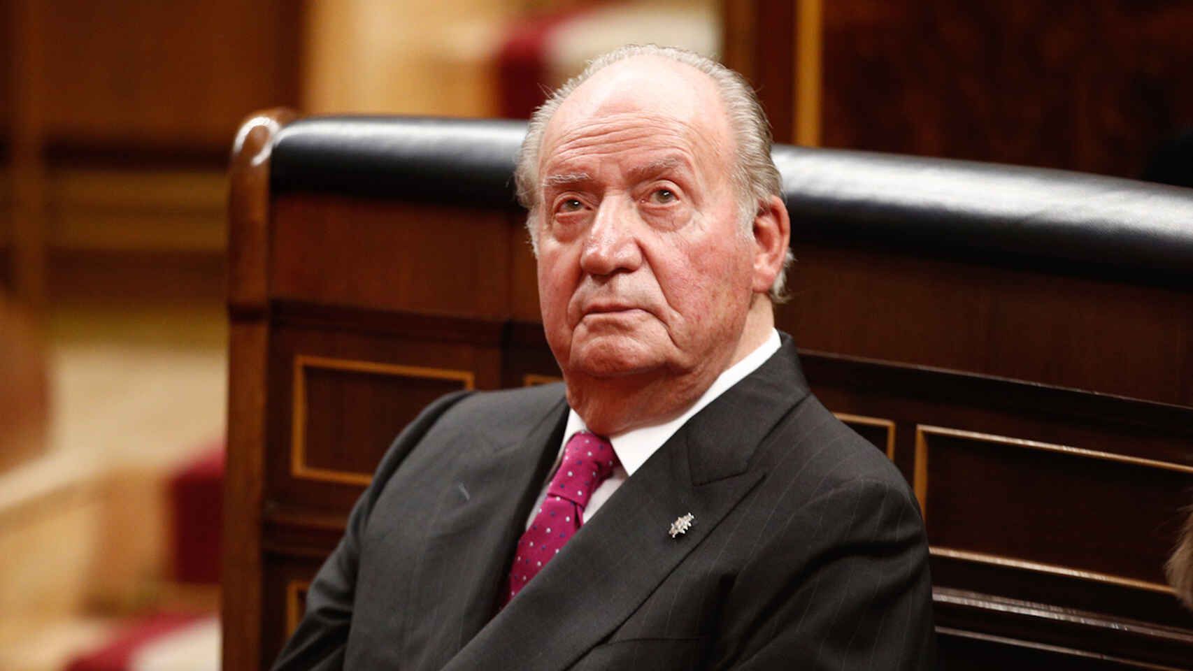 Juan Carlos I en el Congreso de los Diputados.