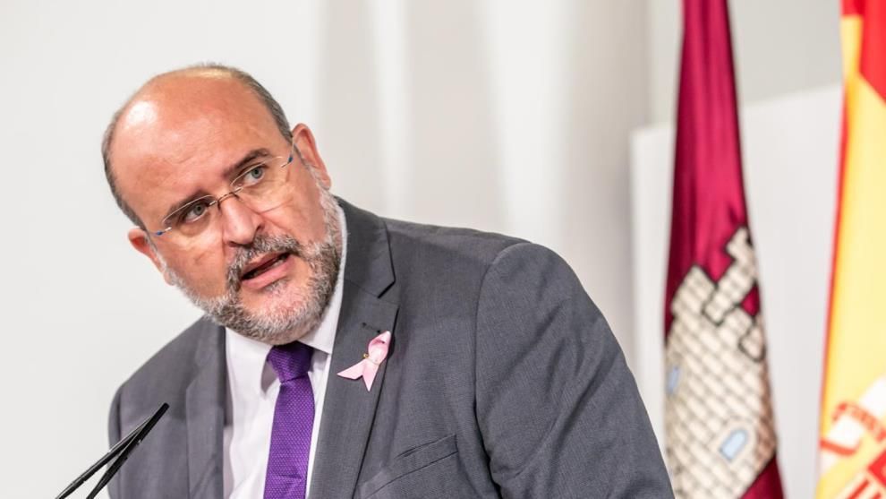 El vicepresidente de Castilla-La Mancha, José Luis Martínez Guijarro, en una imagen de archivo.