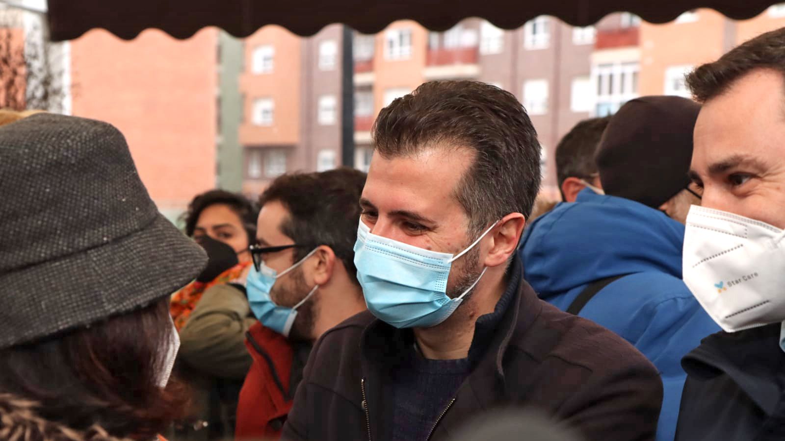 Luis Tudanca en Villaquilambre