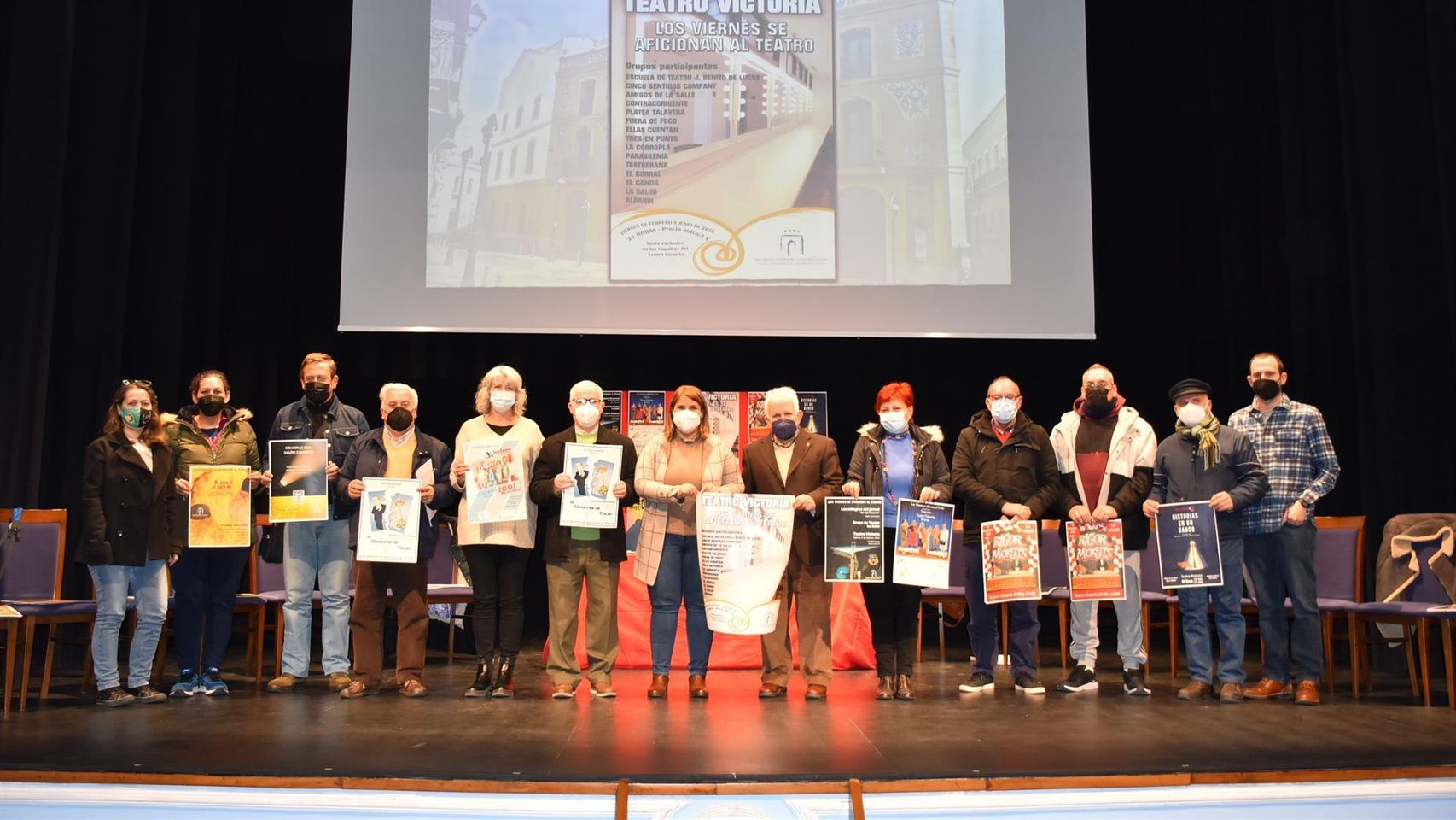 Presentación de la edición de 2022 de 'Los viernes se aficionan al teatro' en Talavera de la Reina