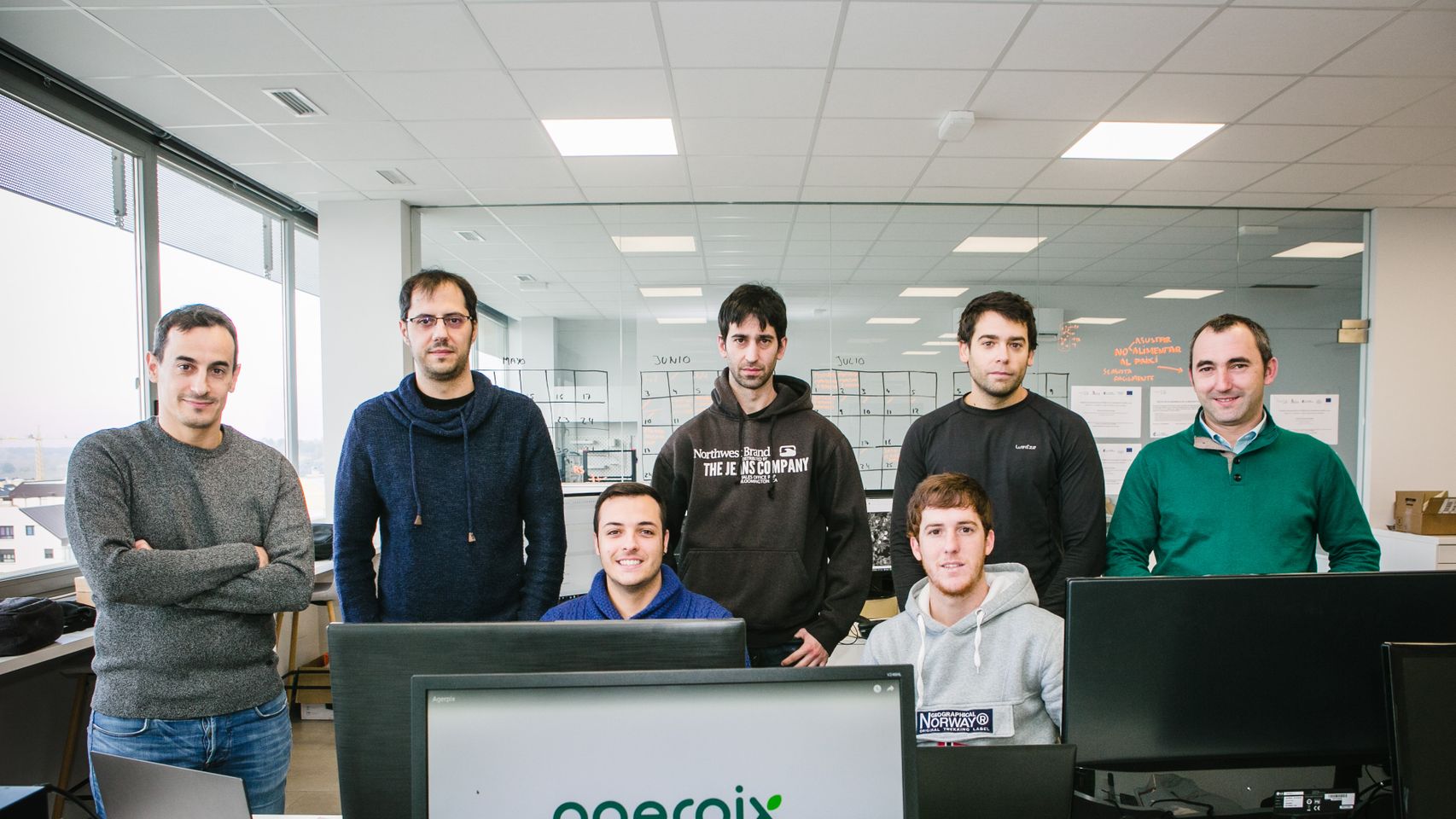 Imagen del equipo de una empresa afincada en Soria