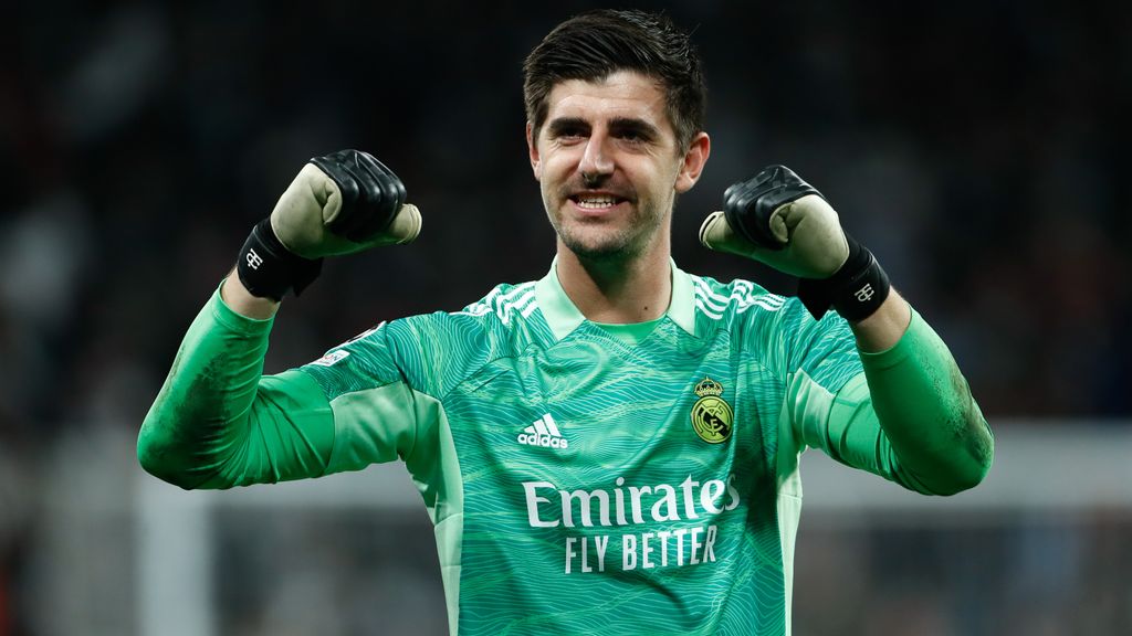 Thibaut Courtois, durante un partido del Real Madrid durante la temporada 2021/2022