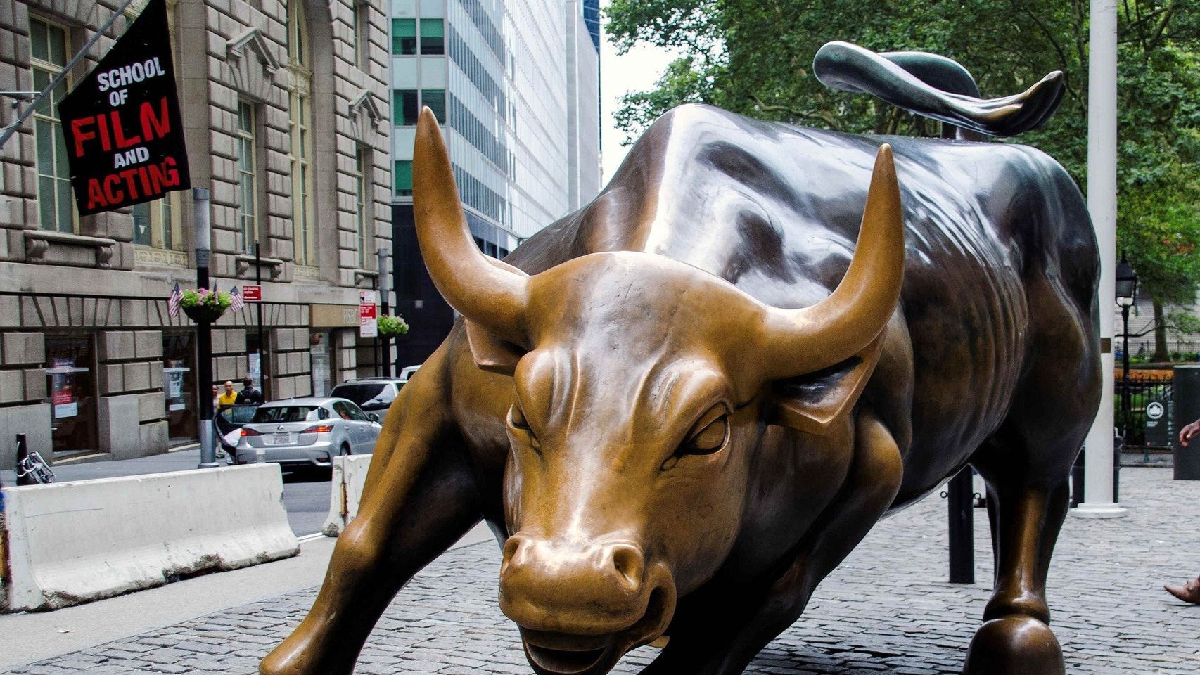 Estatua del toro de Wall Street.