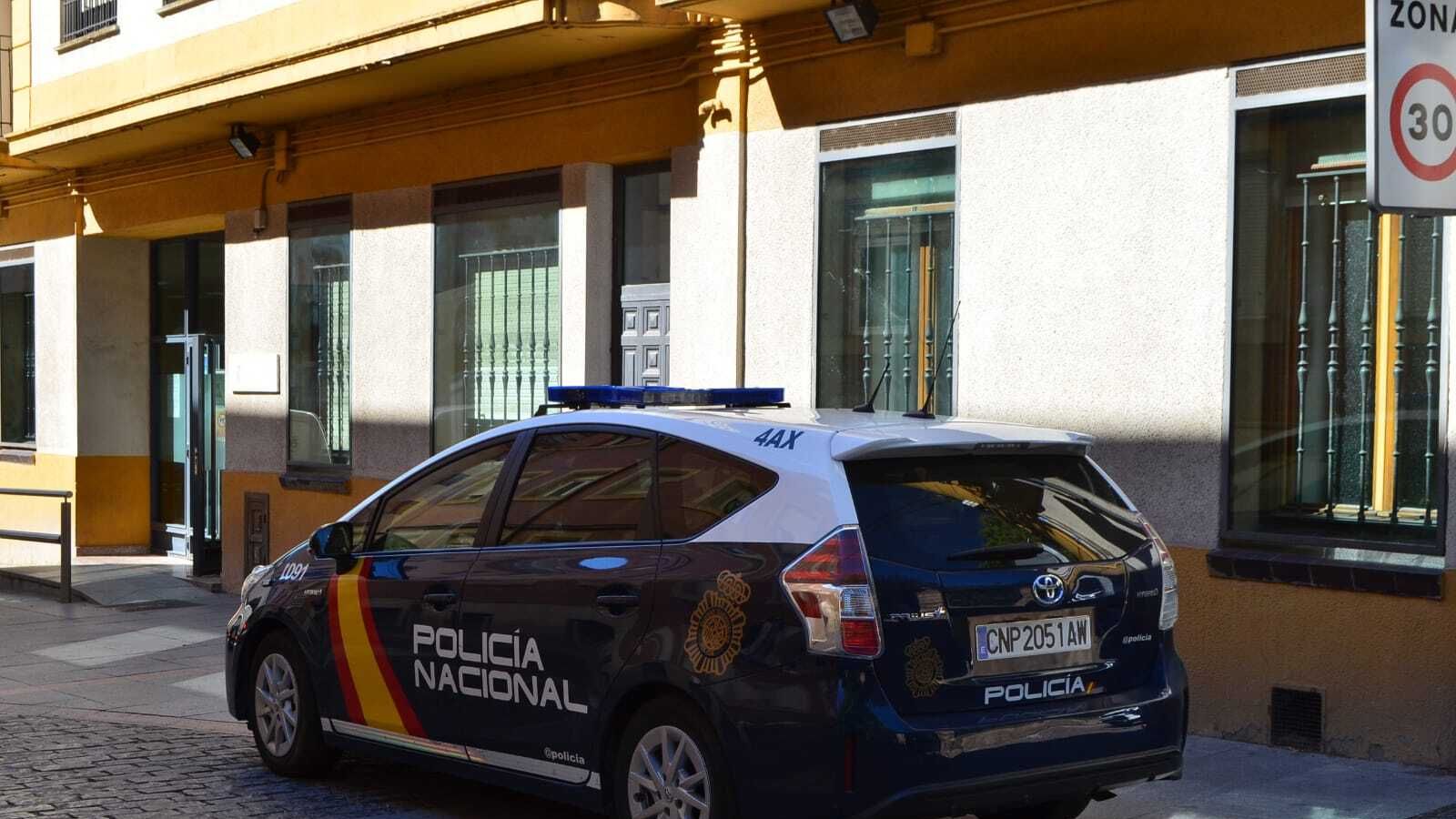 Un coche de la Policía Nacional en imagen de archivo en Soria.
