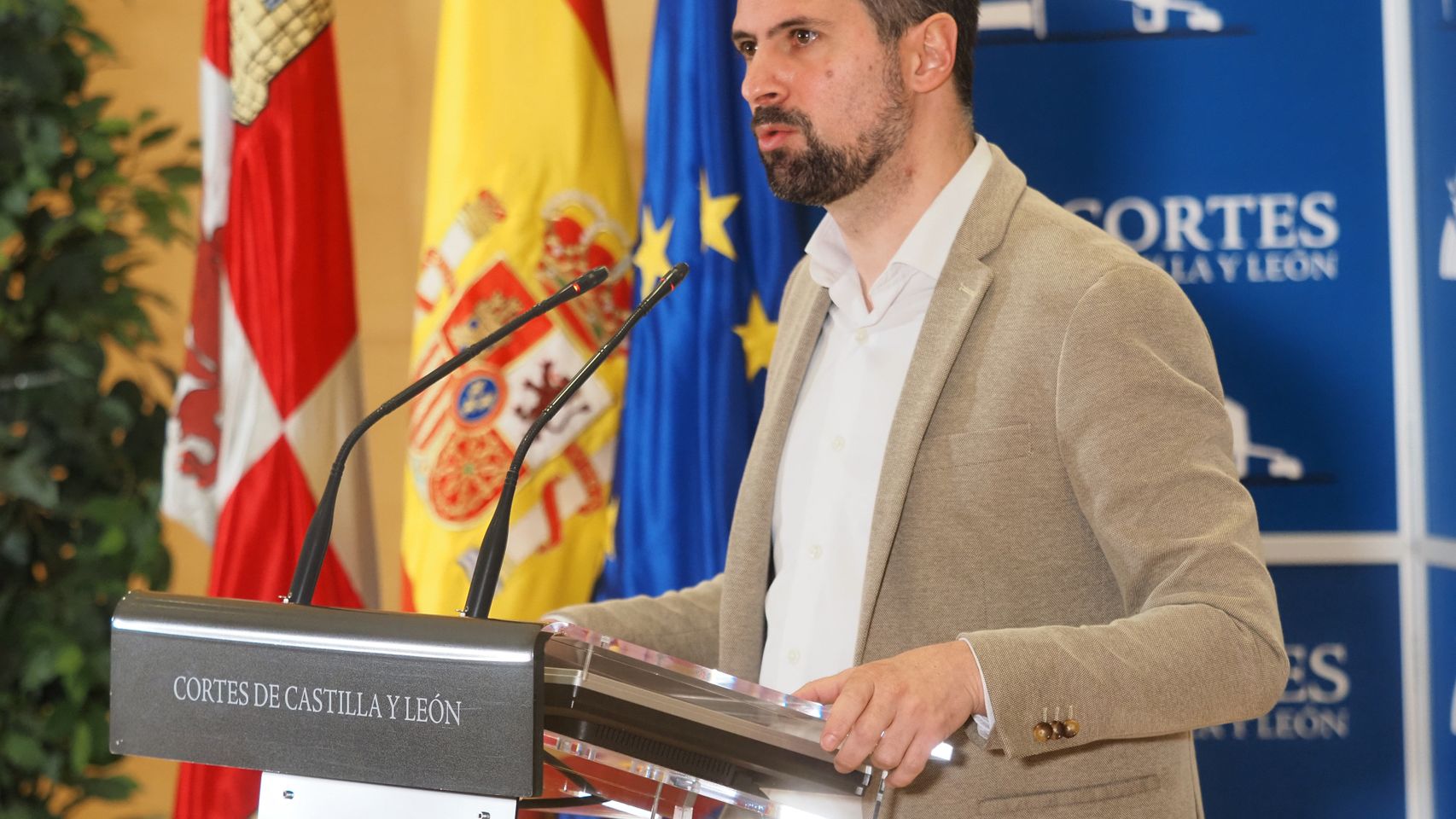 El secretario general del PSOECyL, Luis Tudanca