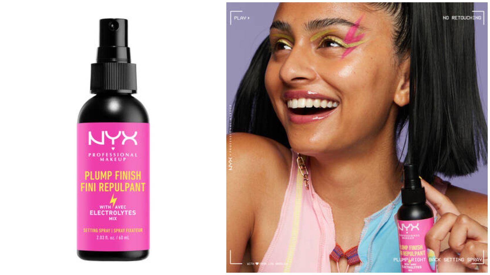 El spray fijador de NYX Cosmetics.
