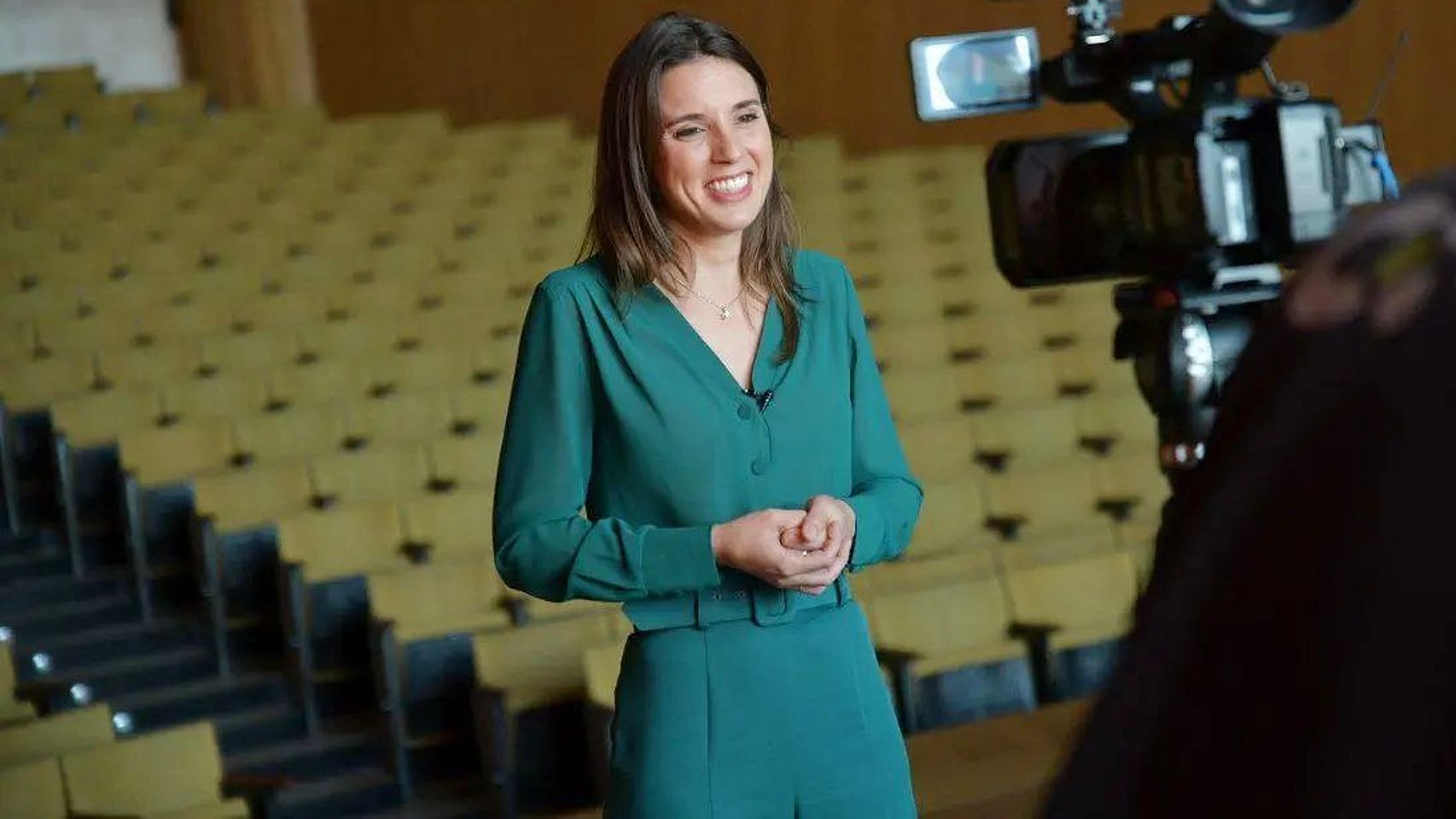 Irene Montero, en una imagen compartida en sus redes sociales durante su viaje a Las Palmas de Gran Canaria.