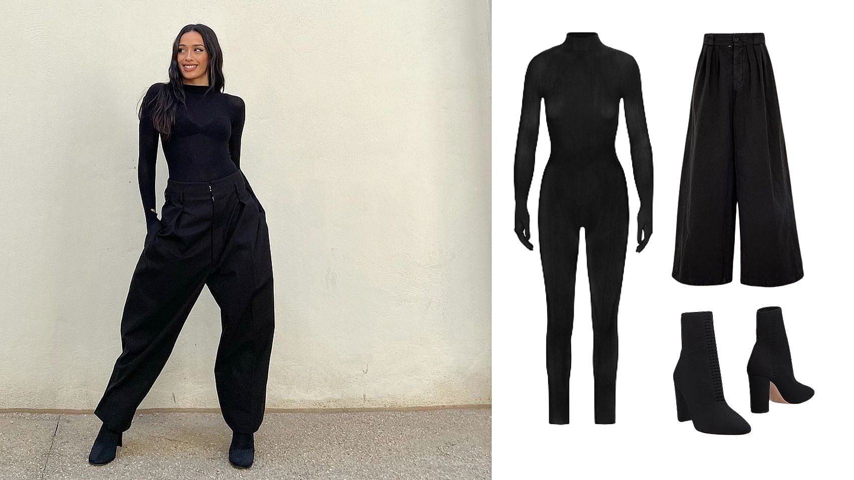 Chanel Terrero, en su última aparición pública con un 'total look' negro.