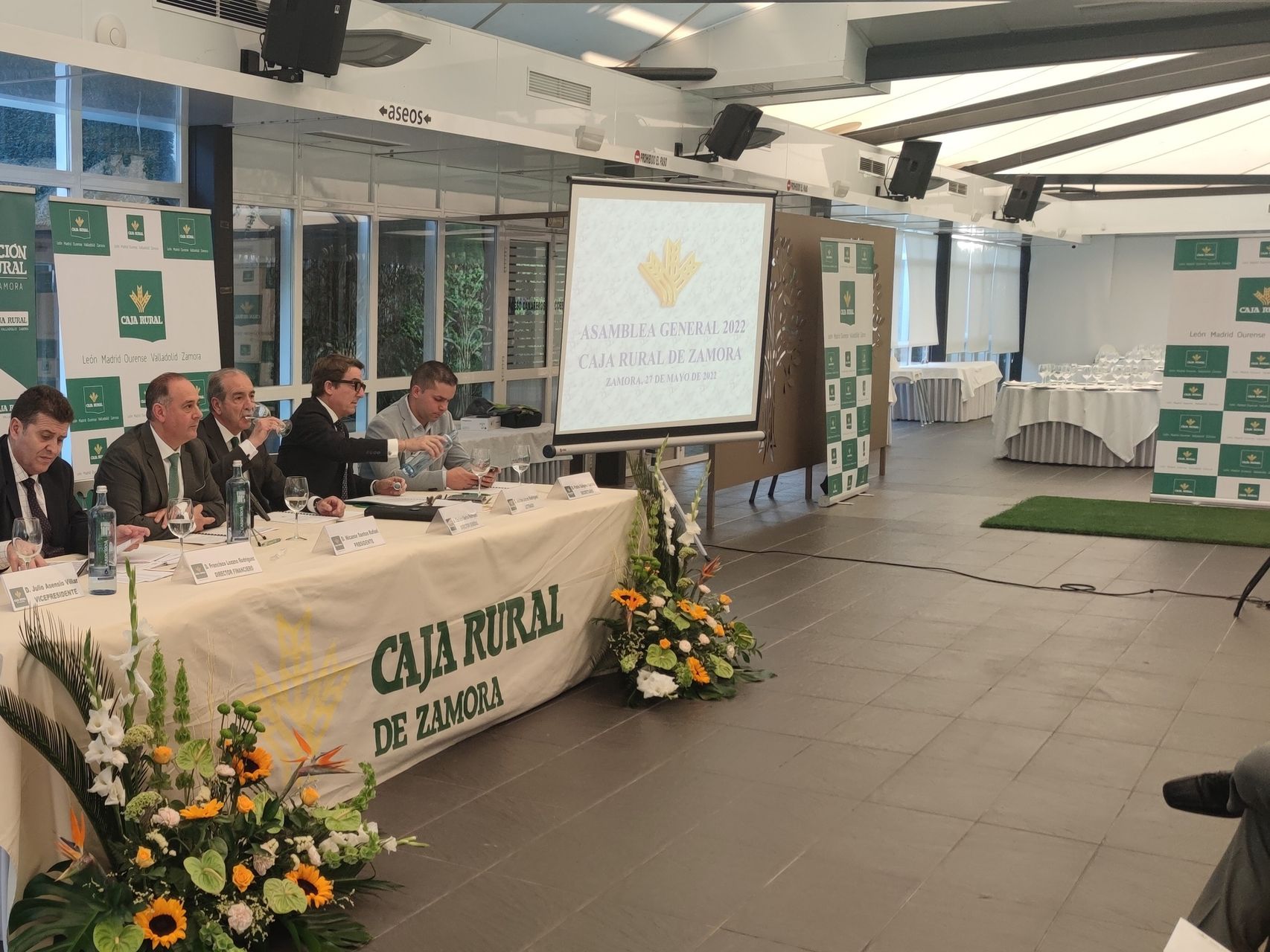 Asamblea de Caja Rural de Zamora, celebrada este viernes.