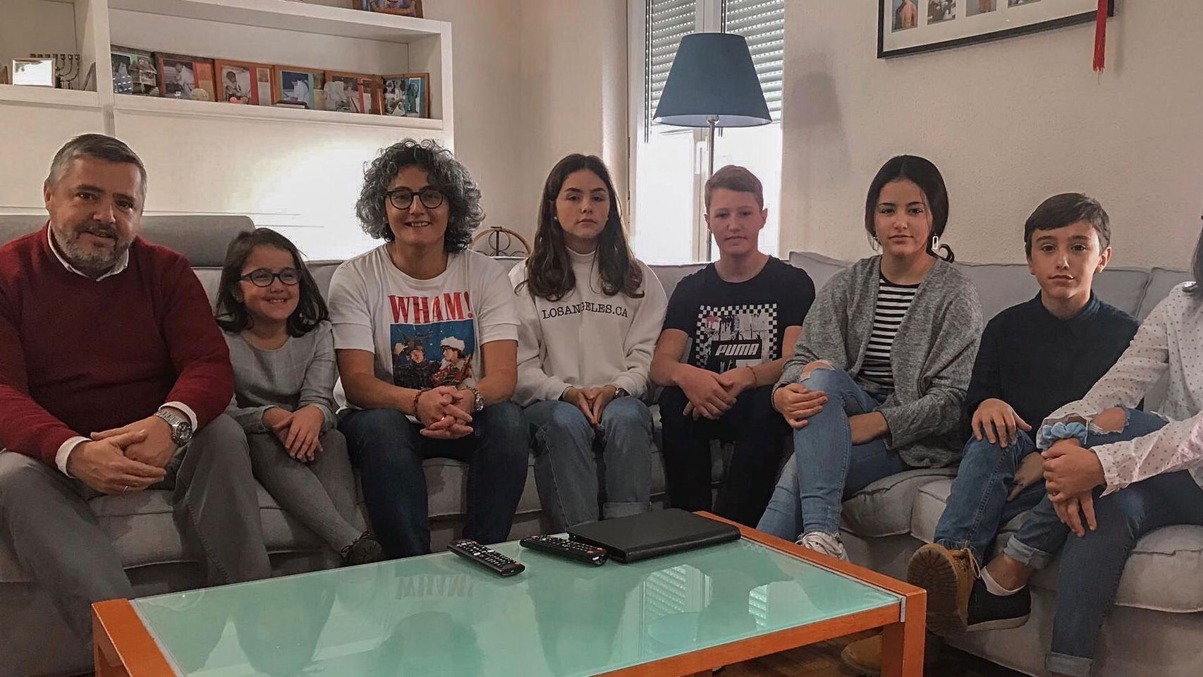La familia numerosa de Alberto SanVicens