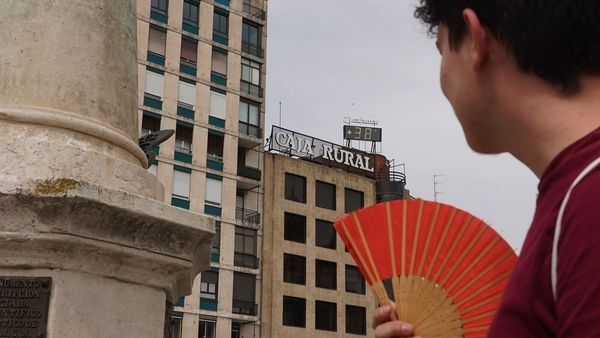 Las altas temperaturas en Valladolid