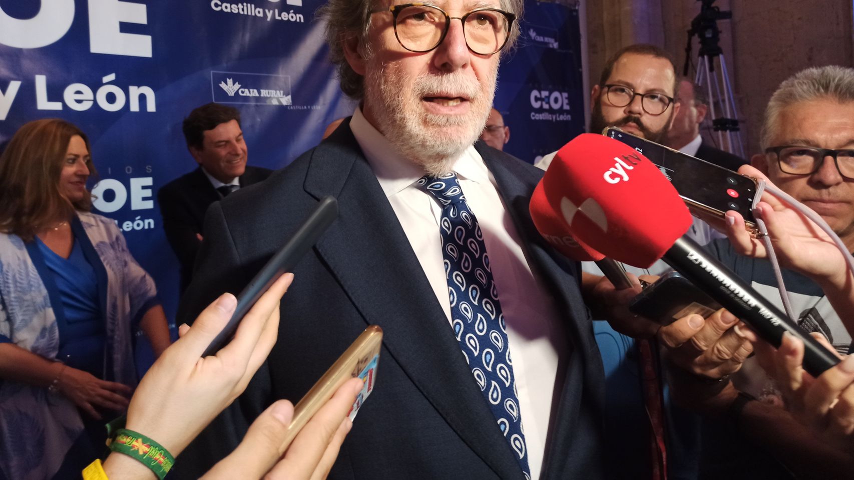 Santiago Aparicio, presidente de CEOE Castilla y León