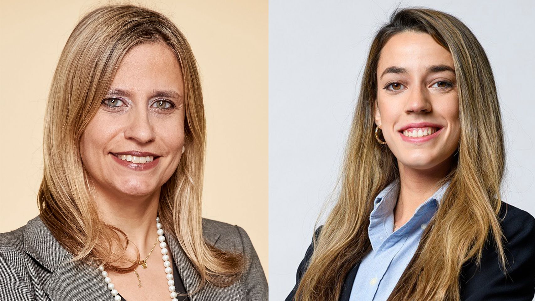 Lola Solana y Beatriz Pérez Solana.