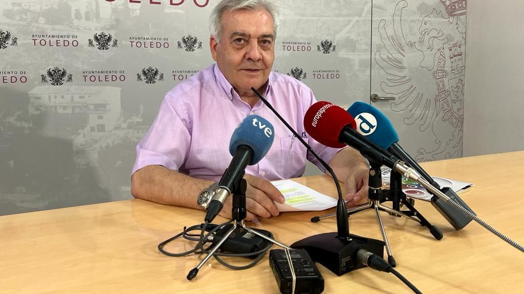 Juan José Pérez del Pino este miércoles en rueda de prensa.