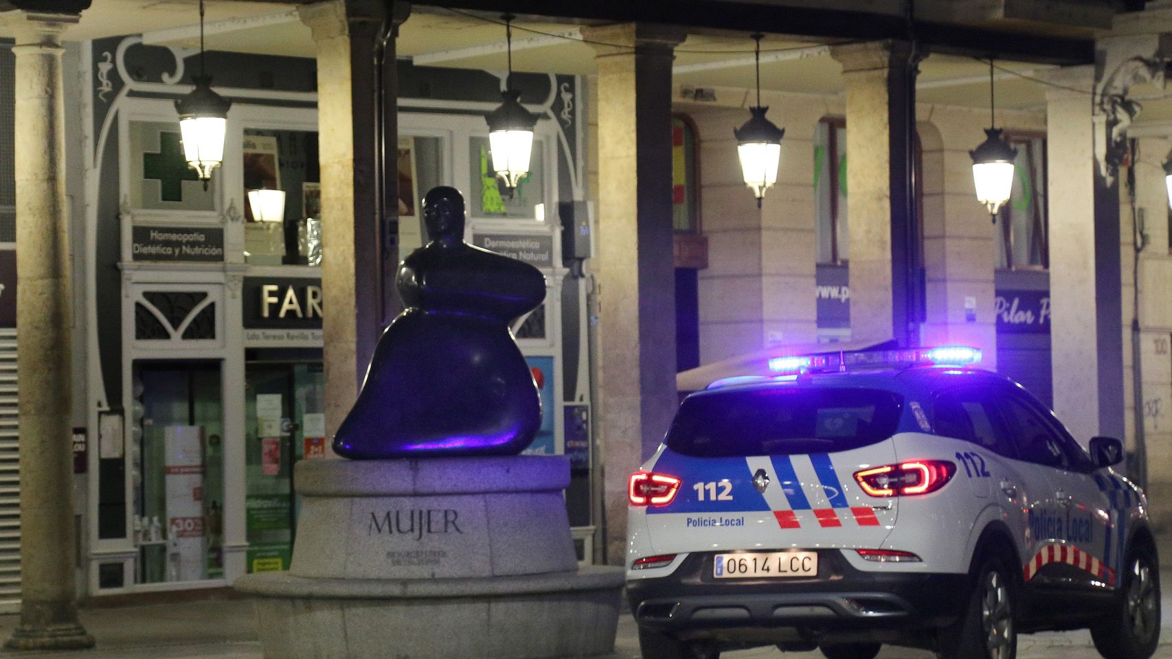 Imagen de archivo de un vehículo de la Policía Local de Palencia.